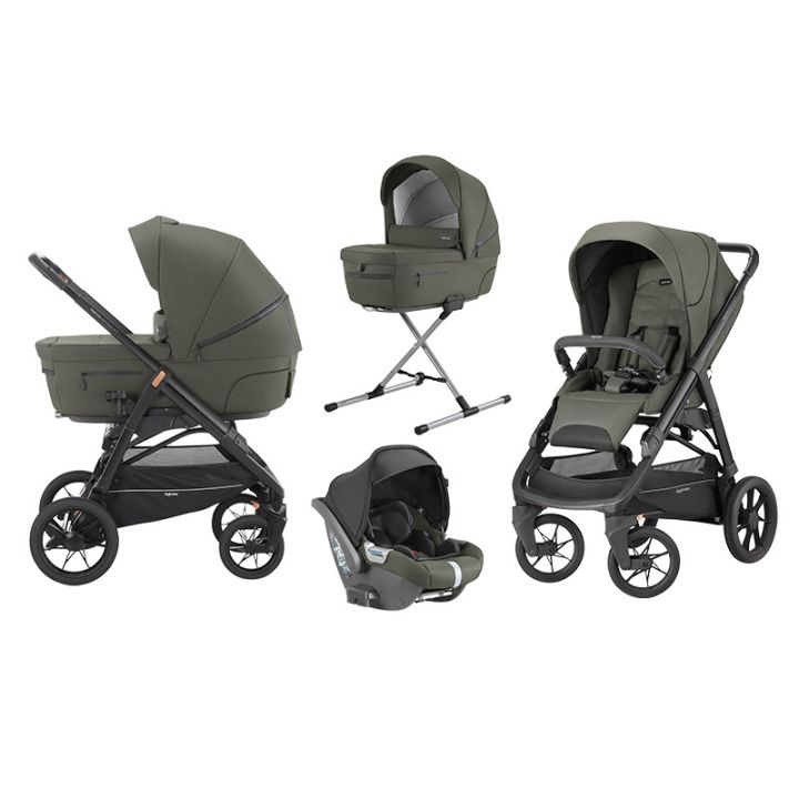 Коляска 2 в 1 Inglesina Aptica New с подставкой под люльку Stand Up, Emerald Green