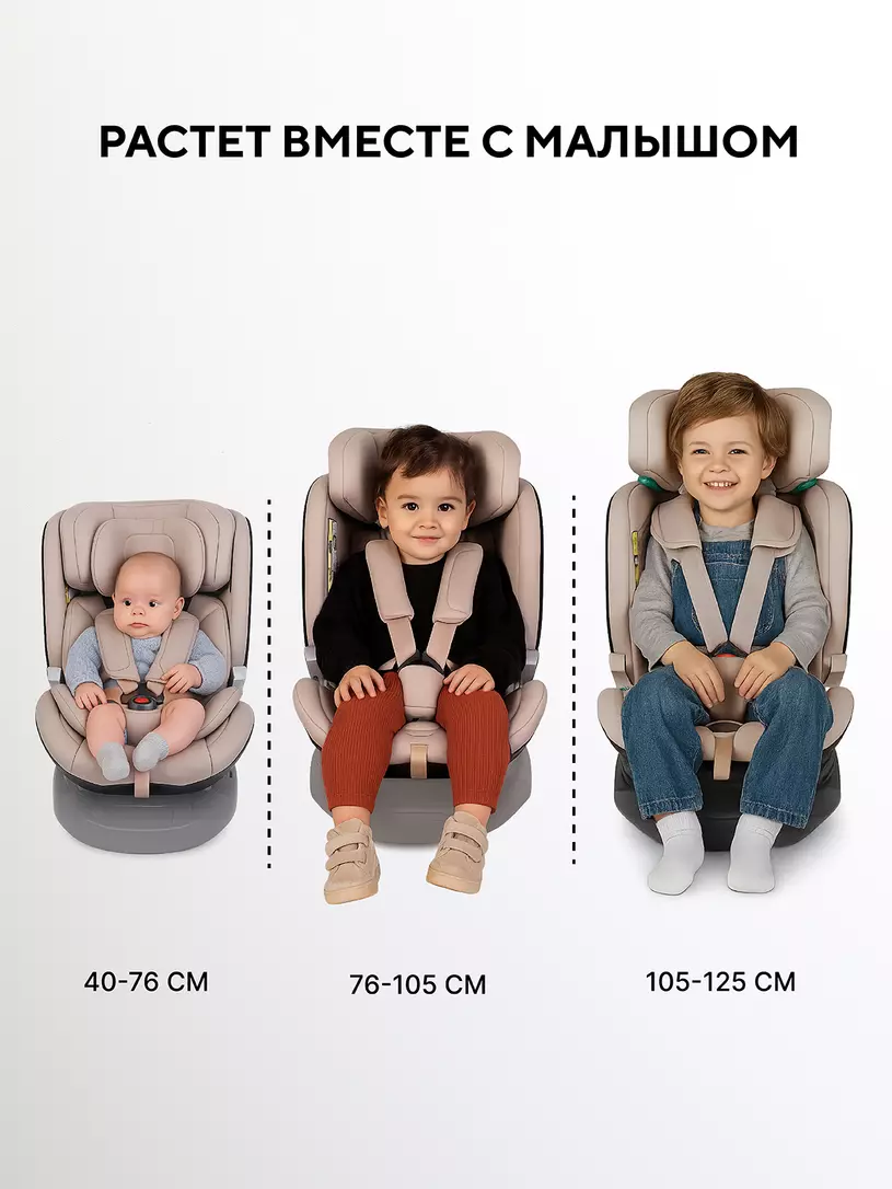 Автокресло Rant Aster Max (40-125 см) Graphite