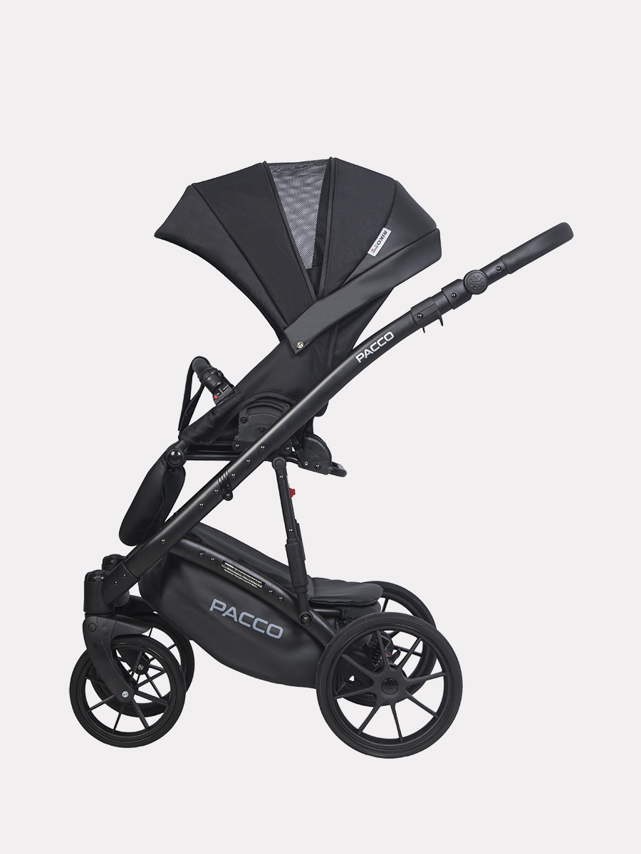 Коляска 3 в 1 RIKO BASIC PACCO 09 Black