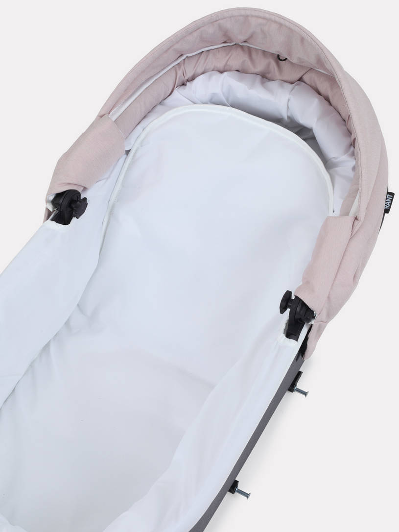 Коляска 2 в 1 Rant Dream 03 серый-розовый
