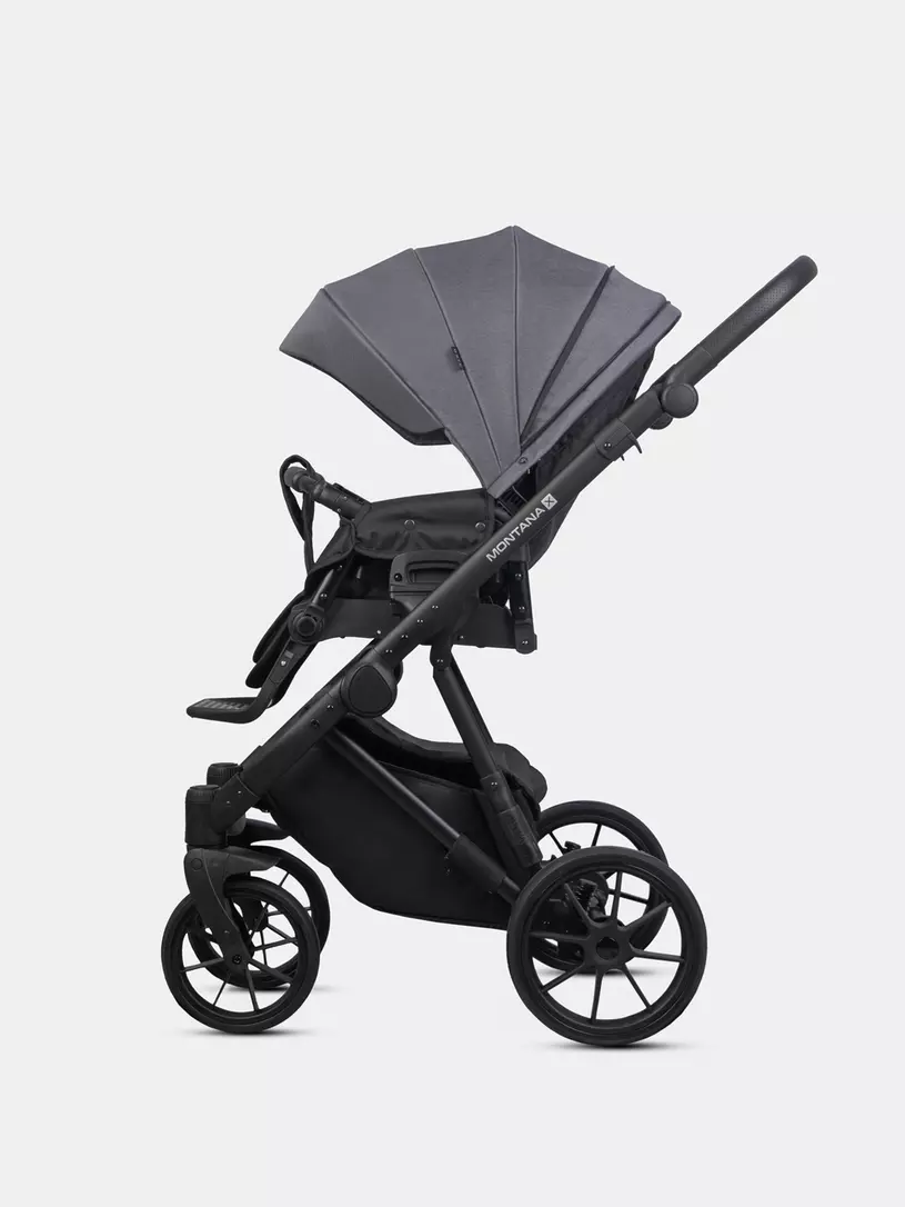 Коляска 2 в 1 Riko Basic Montana X 04 графит
