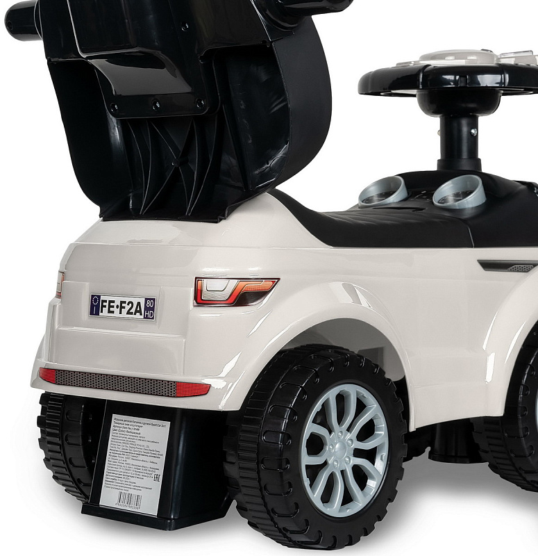 Каталка с ручкой Sevillababy Sport Car 3 в 1 614W белый