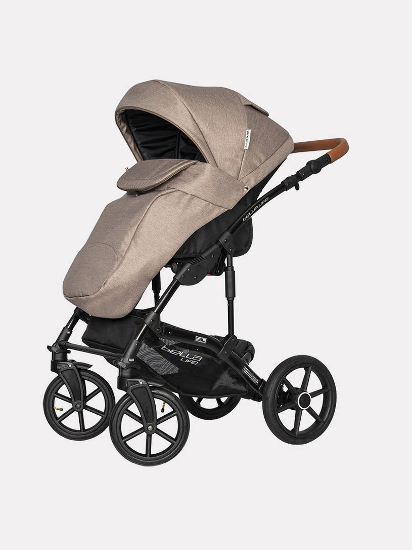 Коляска 3 в 1 Riko Basic Bella Life 05 mokka