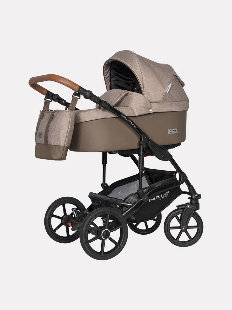 Коляска 3 в 1 Riko Basic Bella Life 05 mokka