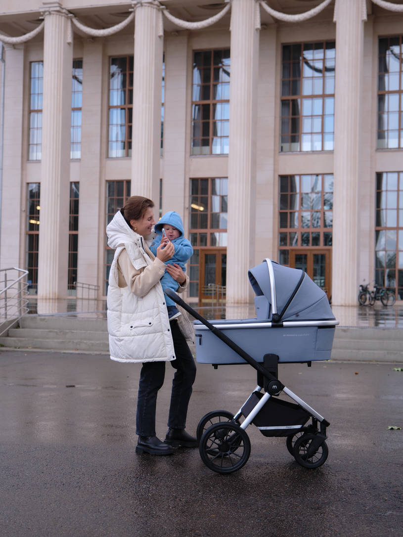 Коляска 2 в 1 Mowbaby Tilda Blue