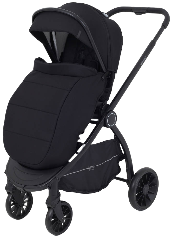 Коляска 2 в 1 MOWBaby SPRINT MB321 Black