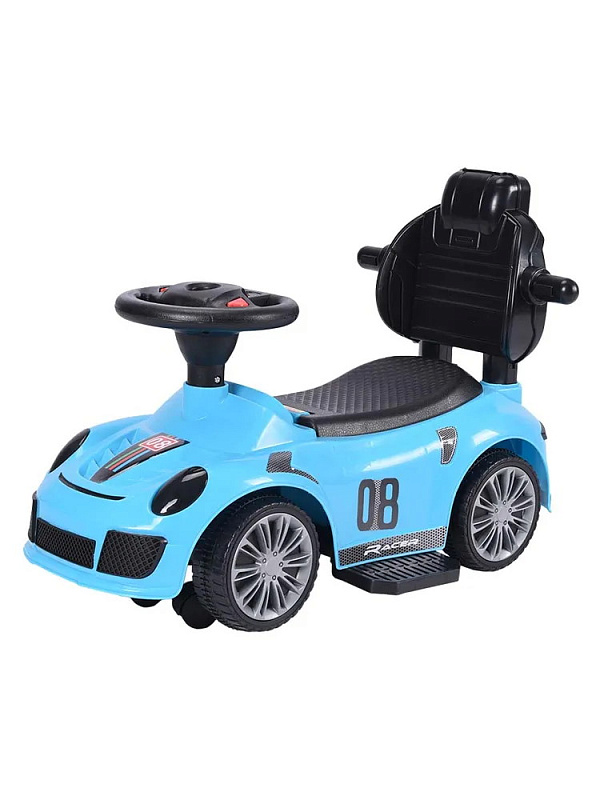Детская каталка Sevillababy Racer 3 в 1 с ручкой 8189 blue/синий