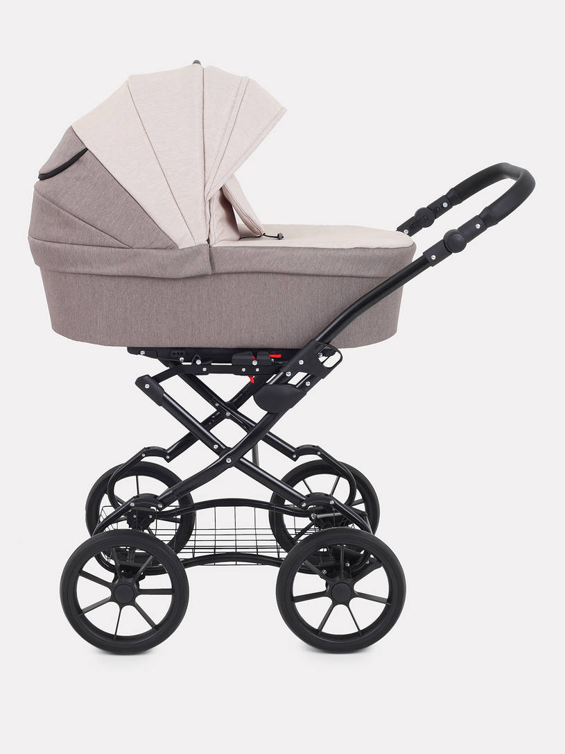 Коляска 2 в 1 Rant Dream Classic 2024 09 коричневый-бежевый