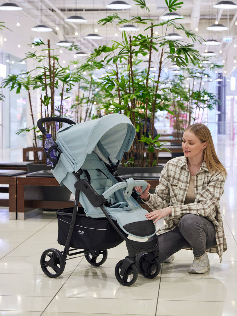 Коляска прогулочная Mowbaby Cross 2024 mint