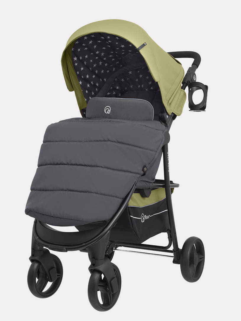 Коляска прогулочная Rant Kira Star Greek Olive. Цвет: Оливковый