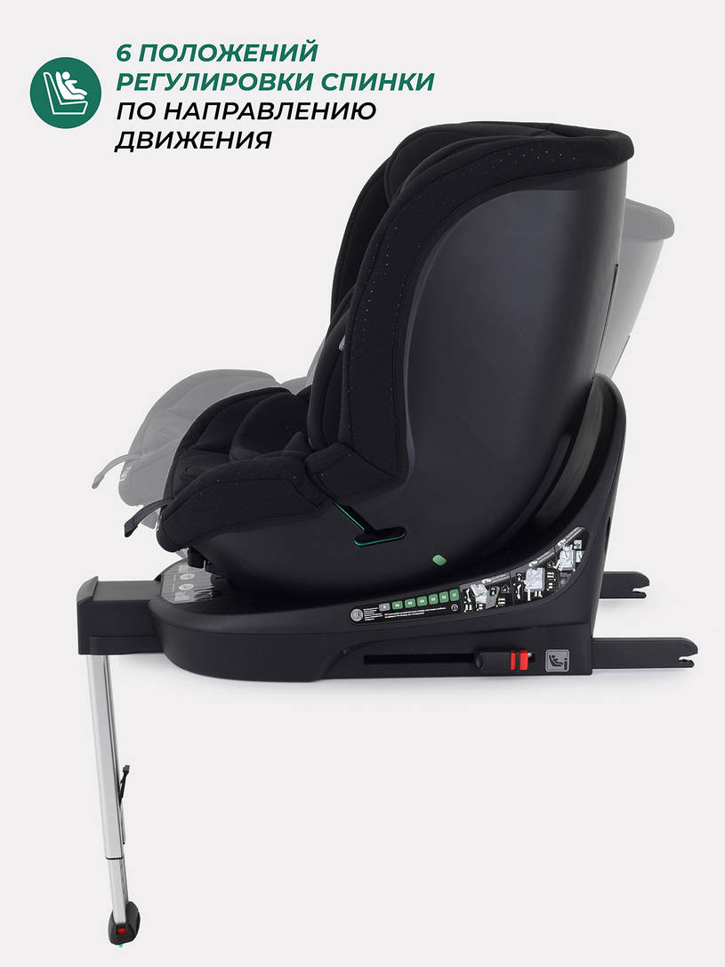 Автокресло Mowbaby Stage isofix (40-150 см) 0-36 кг Black