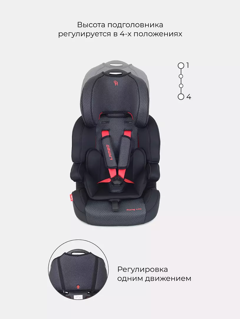 Автокресло Rant Lambo Racing Line 1/2/3 (9-36 кг)