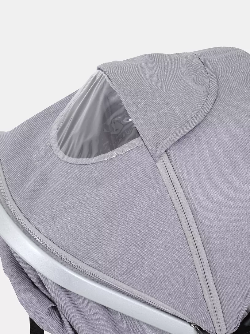 Коляска-трансформер 3 в 1 Mowbaby Jasper Silver grey