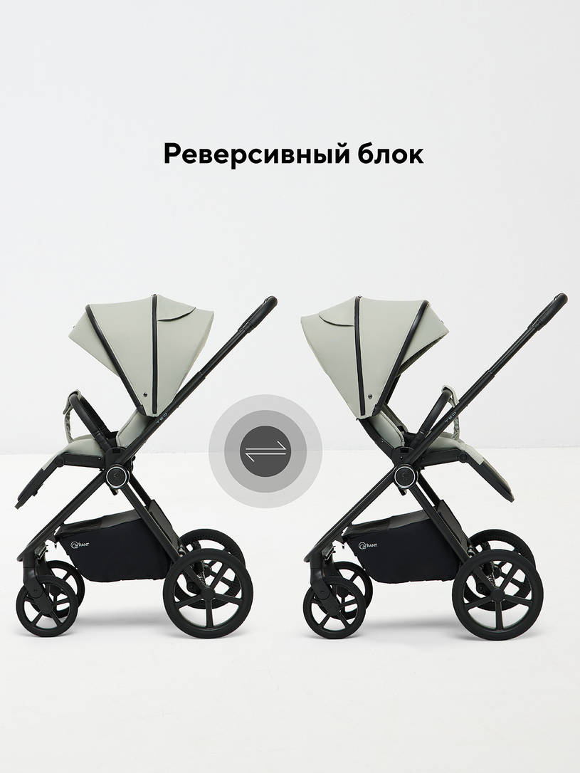 Коляска 2 в 1 Rant Teo Soft Sage
