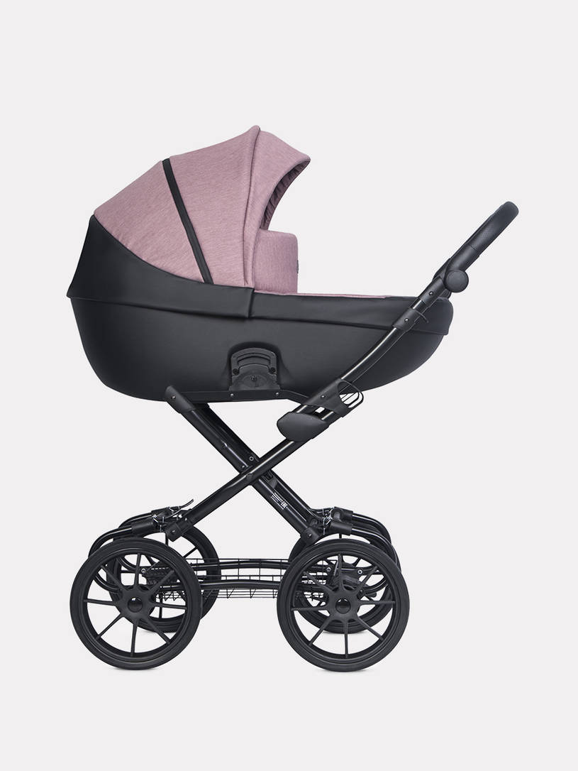 Коляска 2 в 1 Riko Basic Pacco Classic 02 Pink