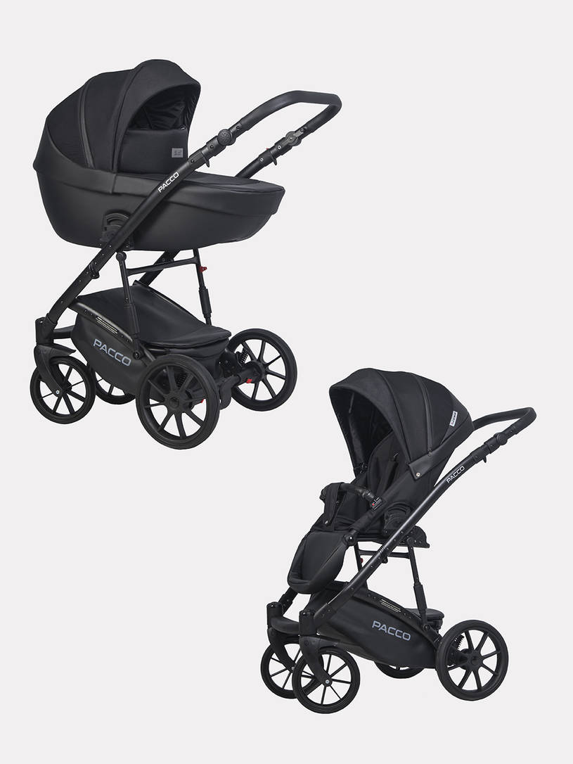 Коляска 2 в 1 RIKO BASIC PACCO 09 BLACK