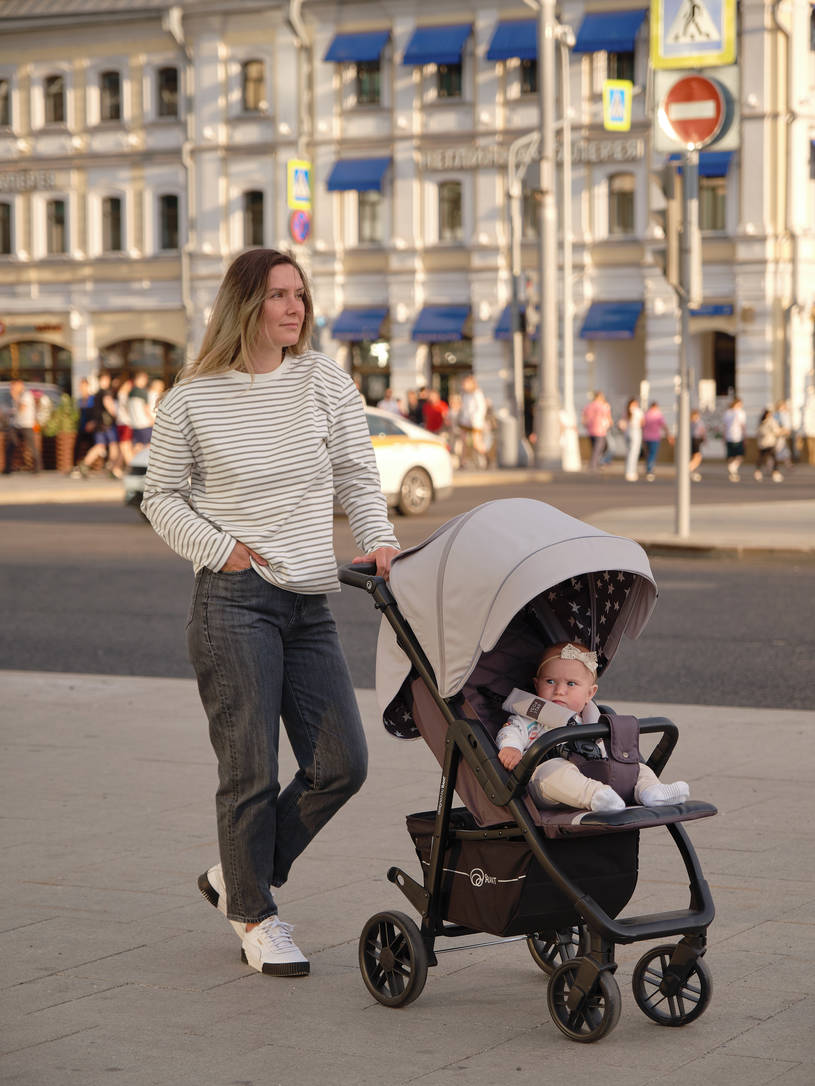 Коляска прогулочная Rant Vega Star Soft Grey. Цвет: Серый