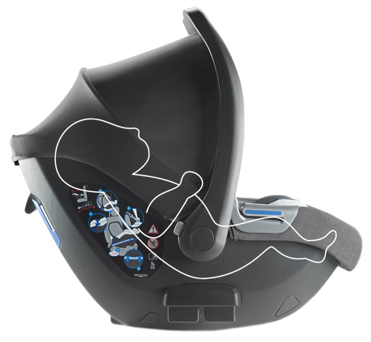 Автокресло Inglesina Darwin Infant Recline (0-13 кг), Resort Blue