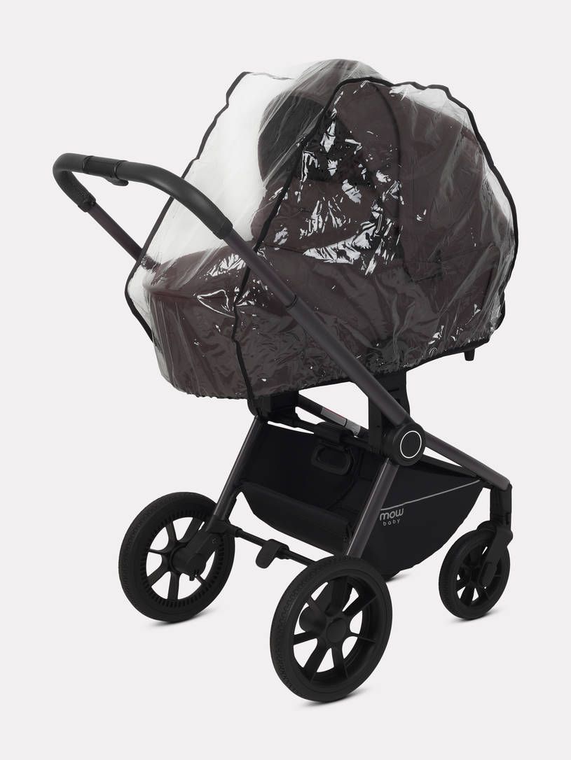 Коляска 2 в 1 Mowbaby Zoom PU Shine brown