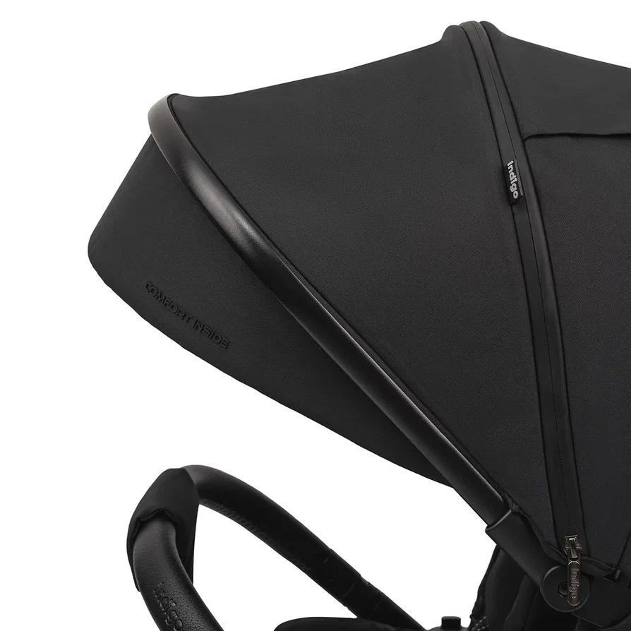 Коляска 2 в 1 Indigo SOLAR черный