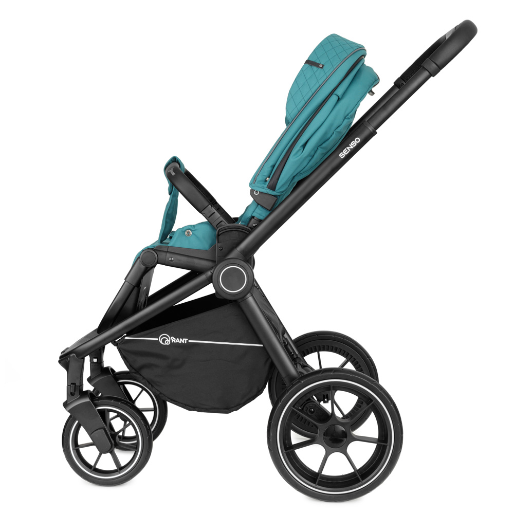 Коляска 2 в 1 Rant Senso Deep Malachite бирюзовый