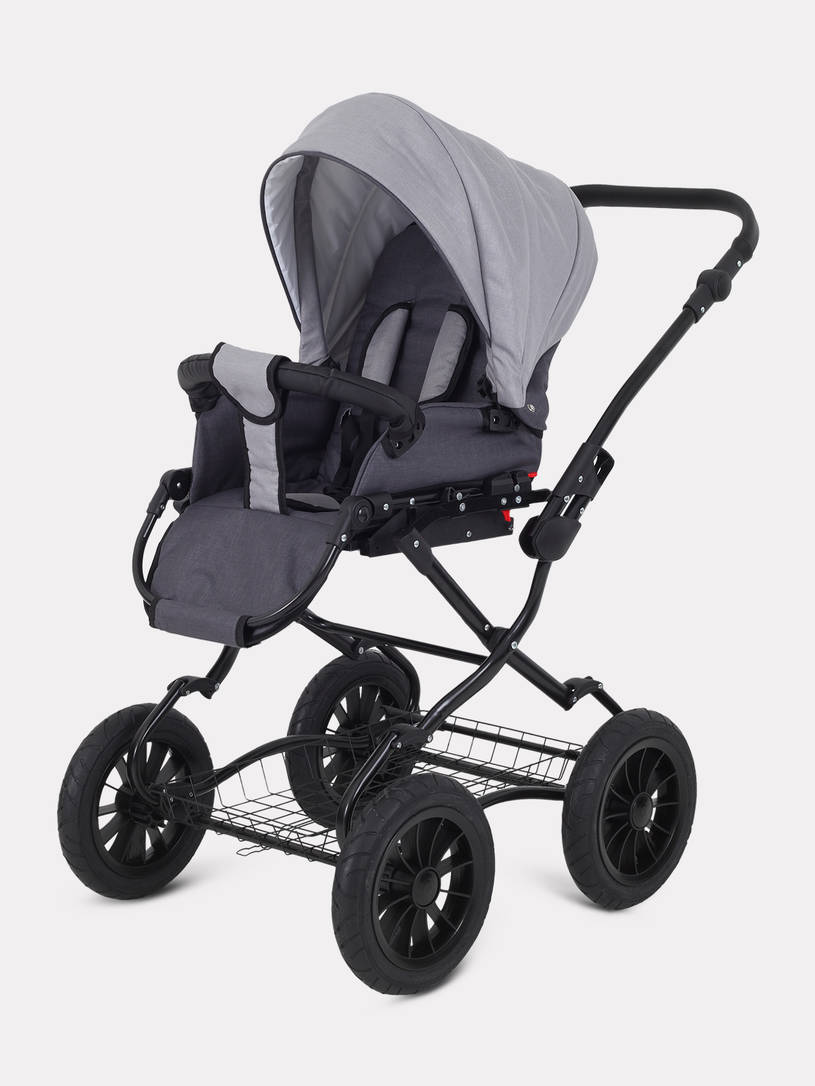 Коляска 2 в 1 Rant Siena Classic 2024 02 темно-серый - светло-серый
