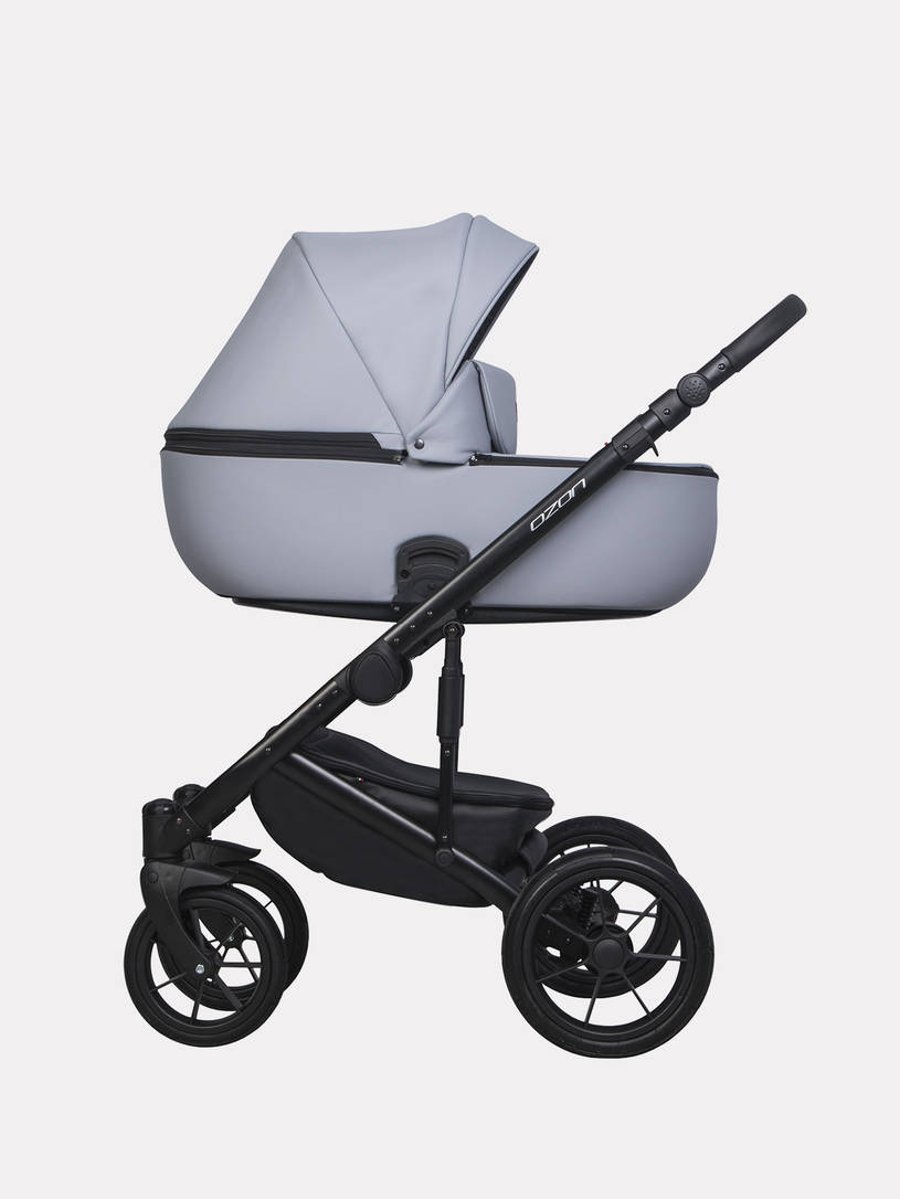 Коляска 3 в 1 Riko Basic Ozon Pastel 04, Серый