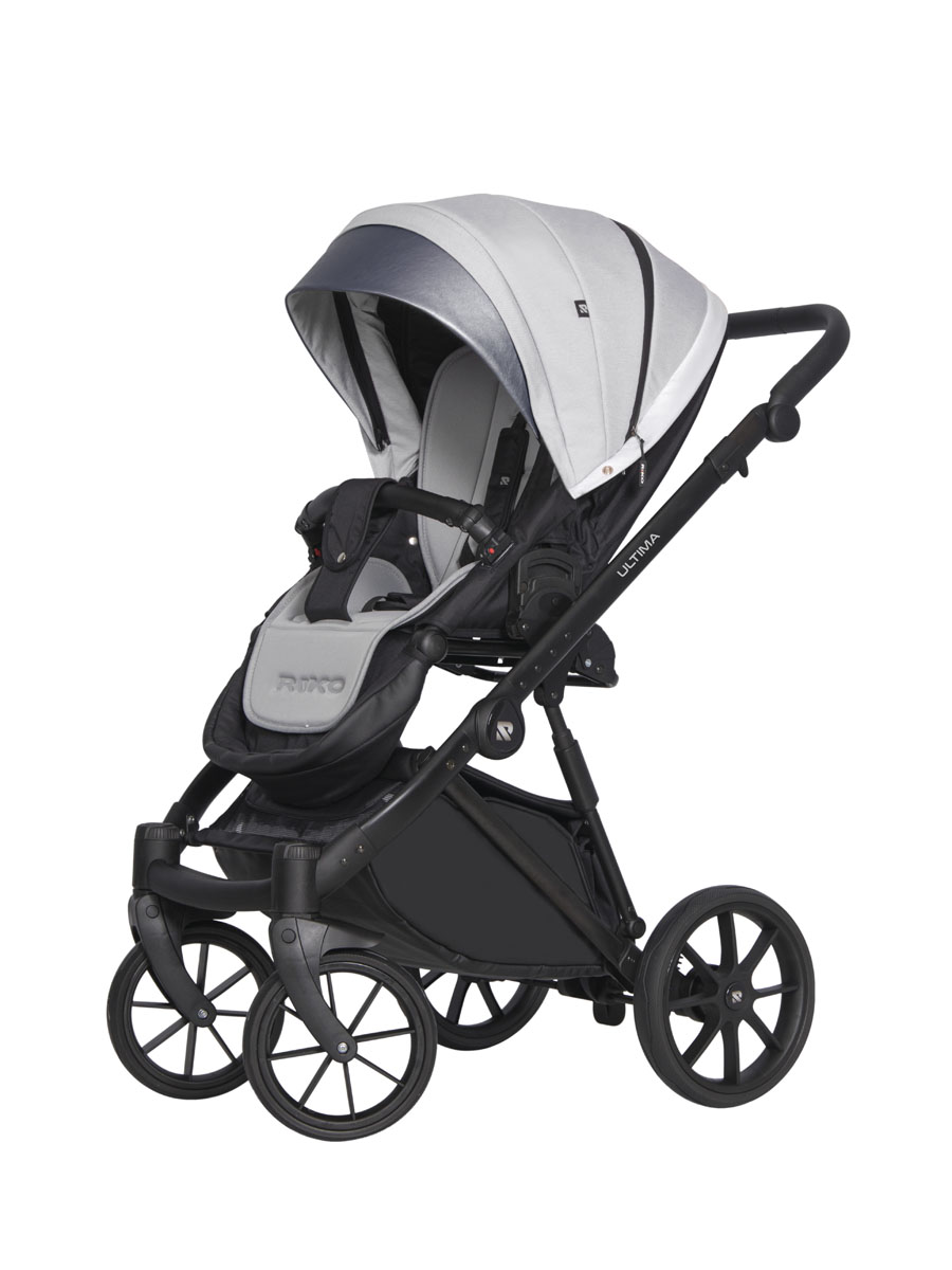 Коляска 2 в 1 Riko Ultima 01 Grey Fox серый