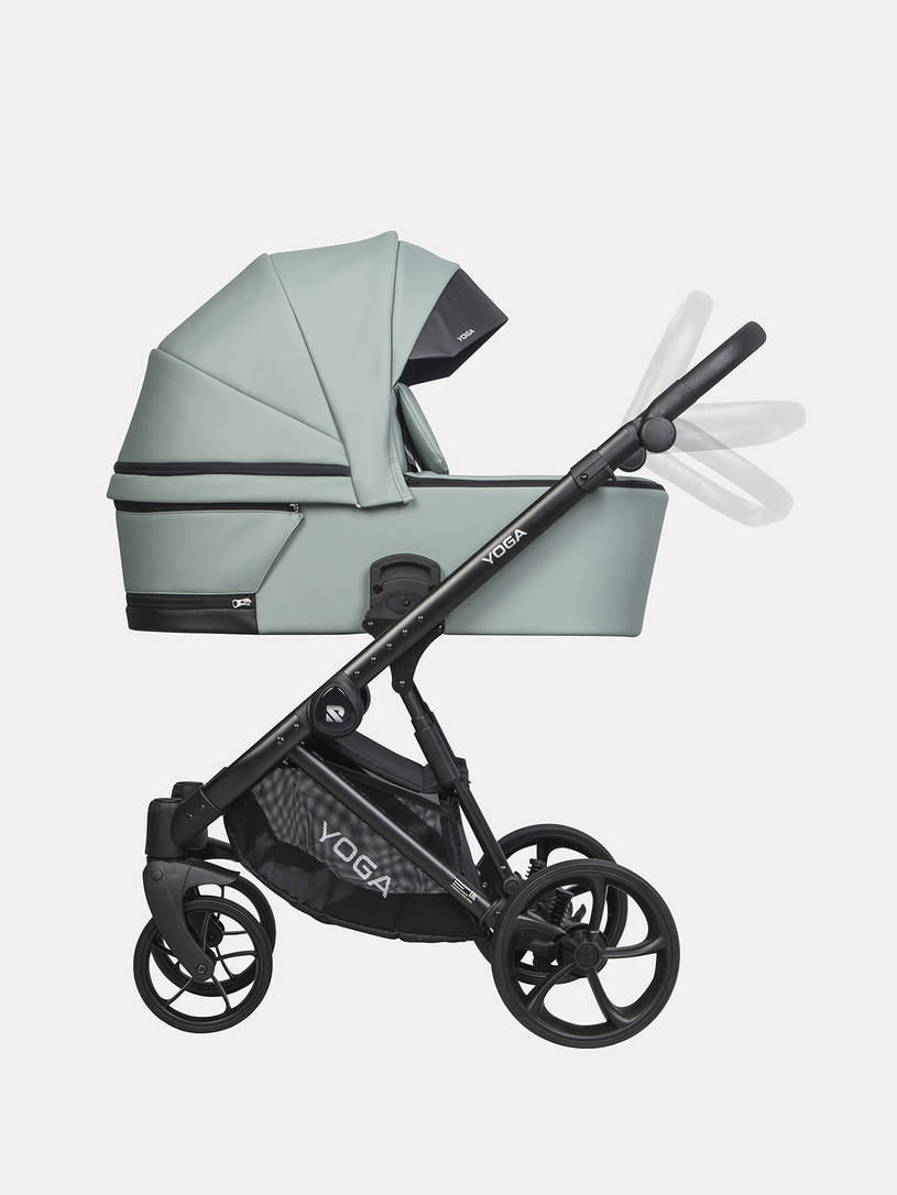 Коляска 3 в 1 Riko Basic Yoga Ecco 16 Lagoon, Зеленый