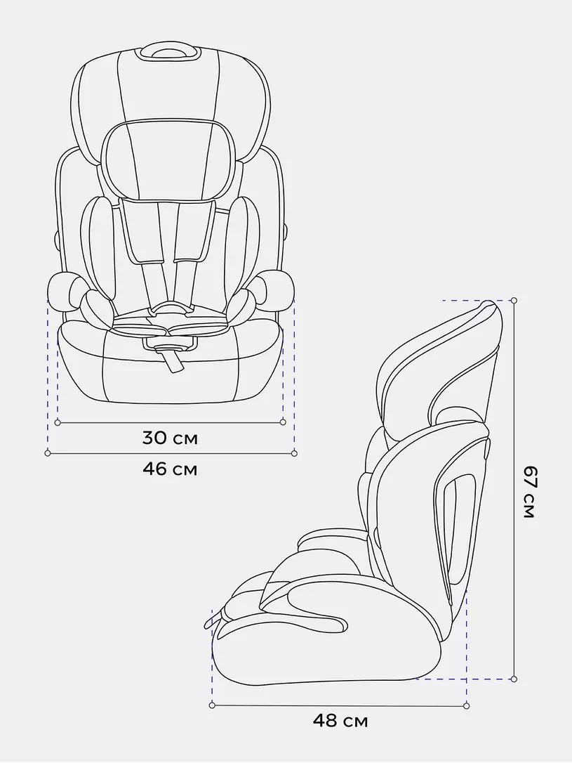 Автокресло Rant Basic Spark Next группа 1/2/3 (9-36 кг) Olive