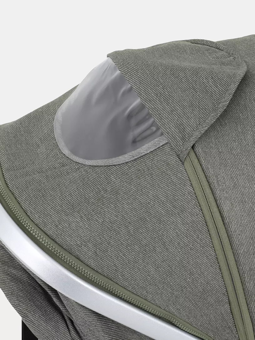Коляска-трансформер 3 в 1 Mowbaby Jasper Silver green
