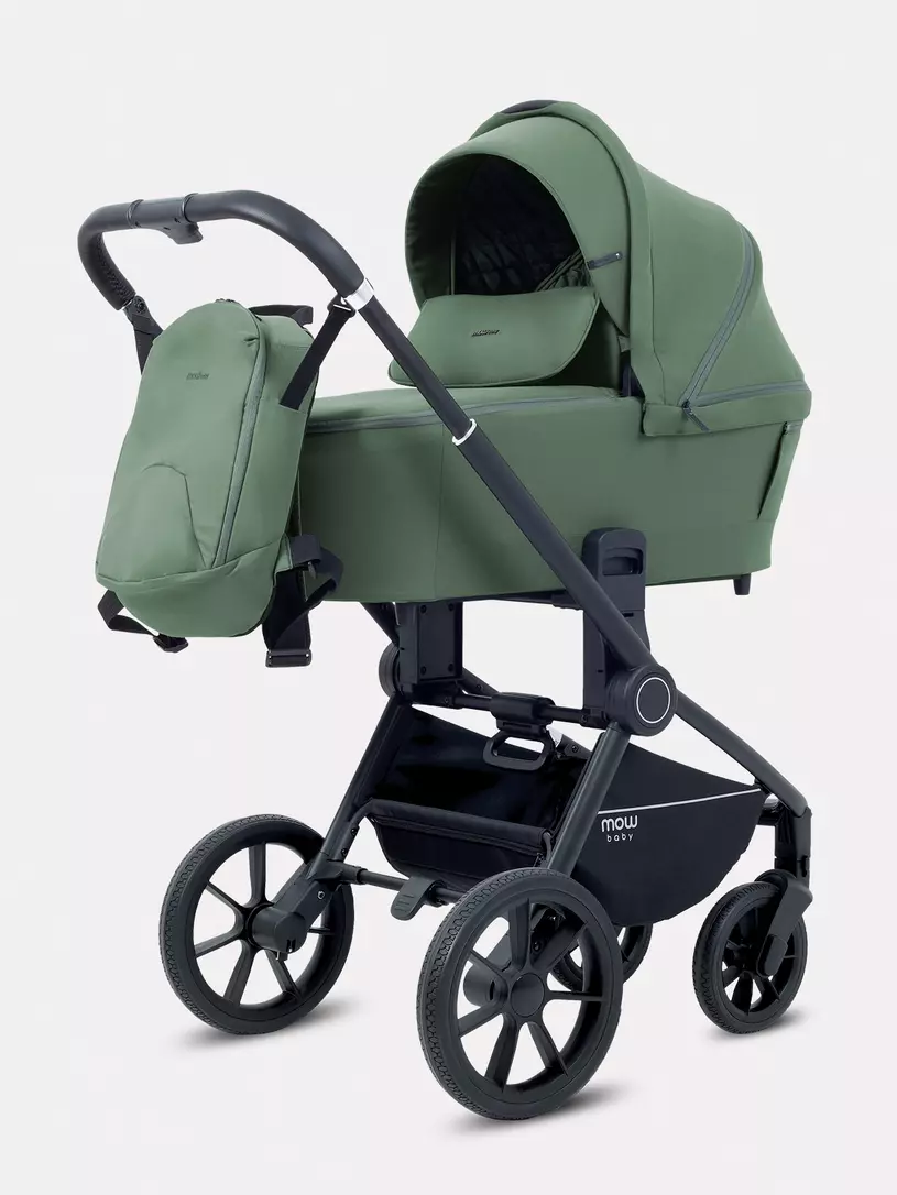 Коляска 3 в 1 Mowbaby Zoom PU Olive