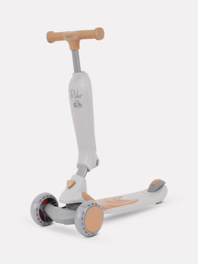 Cамокат 3-х колесный Rant Rider Plus beige