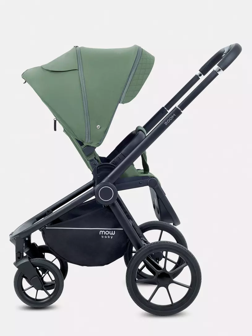 Коляска 3 в 1 Mowbaby Zoom PU Olive