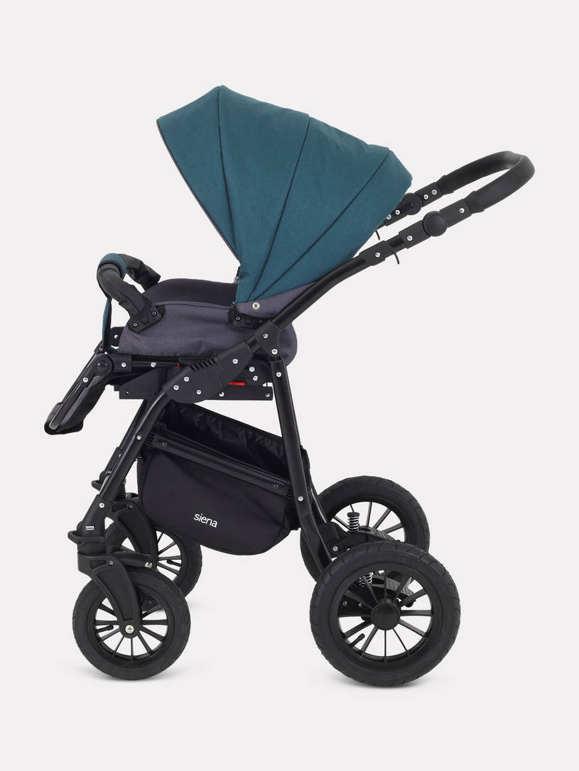 Коляска Rant Siena 2024 04 серый - темно-бирюзовый