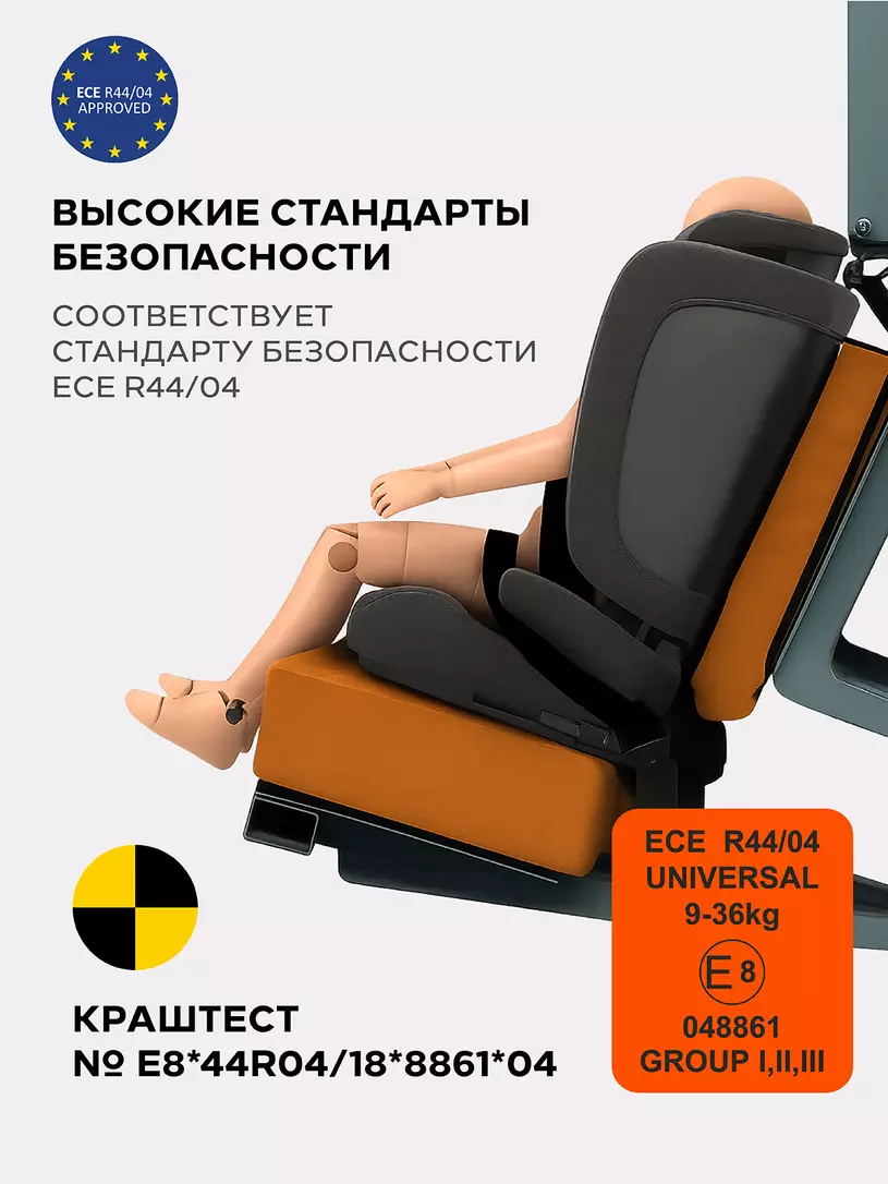 Автокресло Rant Basic Spark Next Isofix группа 1/2/3 (9-36 кг) Beige