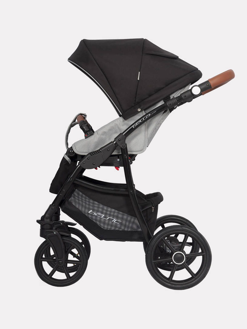 Коляска 2 в 1 Riko Basic Bella Lux 02 серый