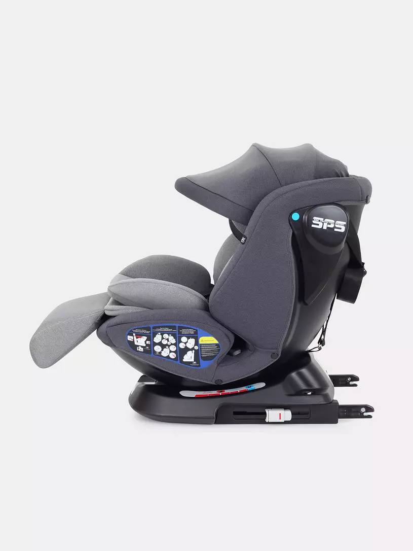 Автокресло Rant Nitro Plus isofix 0/1/2/3 (0-36 кг) Grey