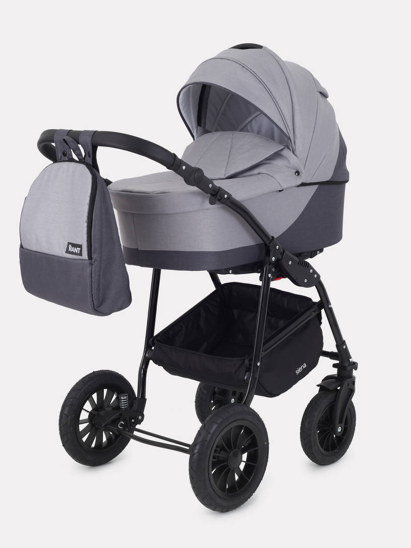 Коляска Rant Siena 2024 02 темно-серый - светло-серый