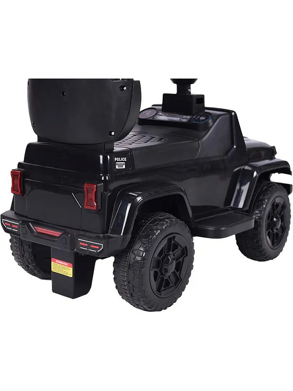 Детская каталка Sevillababy Police 3 в 1 с ручкой BC219 black/черный