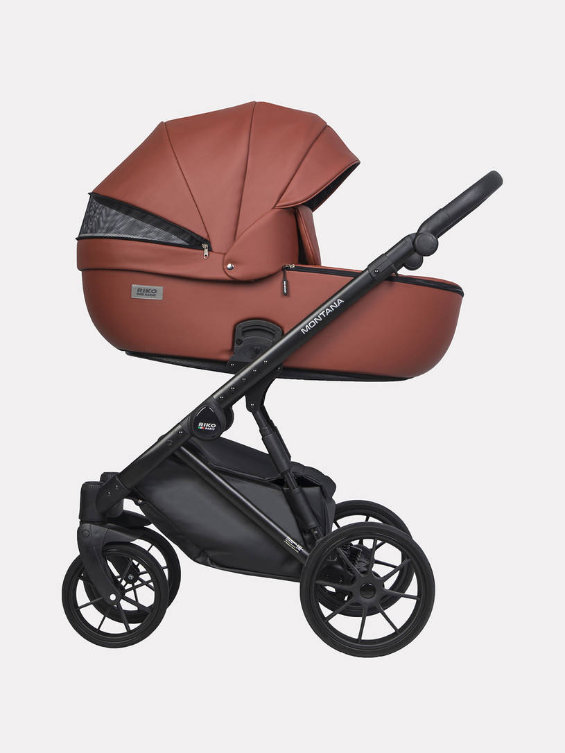 Коляска 2 в 1 Riko Basic Montana Ecco 17, Maroon