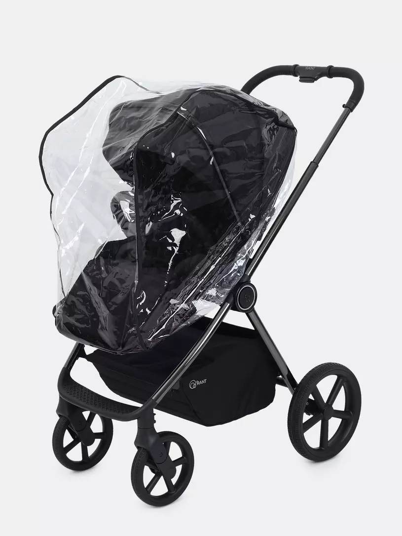 Коляска 2 в 1 Rant Teo Black Chrome Black