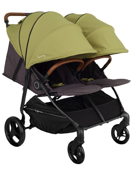 Коляска прогулочная для двойни Rant Twinny RA151 Olive. Цвет: Зеленый