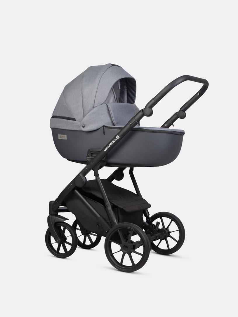 Коляска 2 в 1 Riko Basic Montana X Plus 40 Graphite