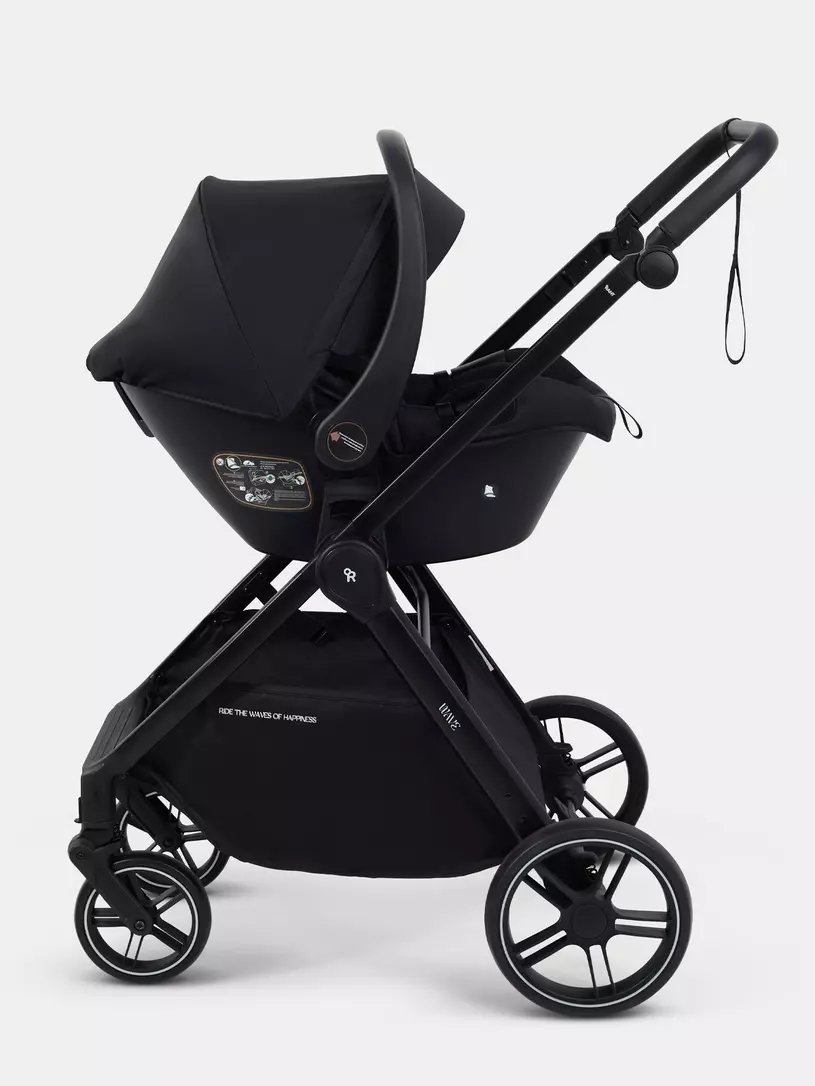 Коляска 3 в 1 Rant Basic Wave Black