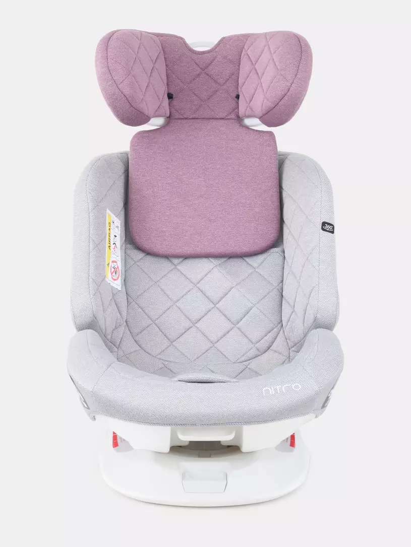 Автокресло Rant Nitro 0/1/2/3 (0-36 кг) Grey/Pink