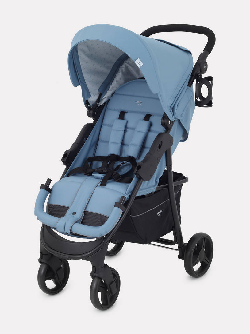 Коляска прогулочная Mowbaby Cross 2024 blue