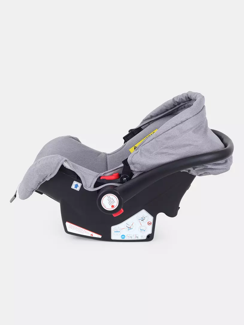 Коляска-трансформер 3 в 1 Mowbaby Jasper Silver grey