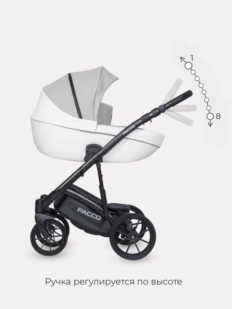 Коляска 2 в 1 RIKO BASIC PACCO 05 GREY FOX