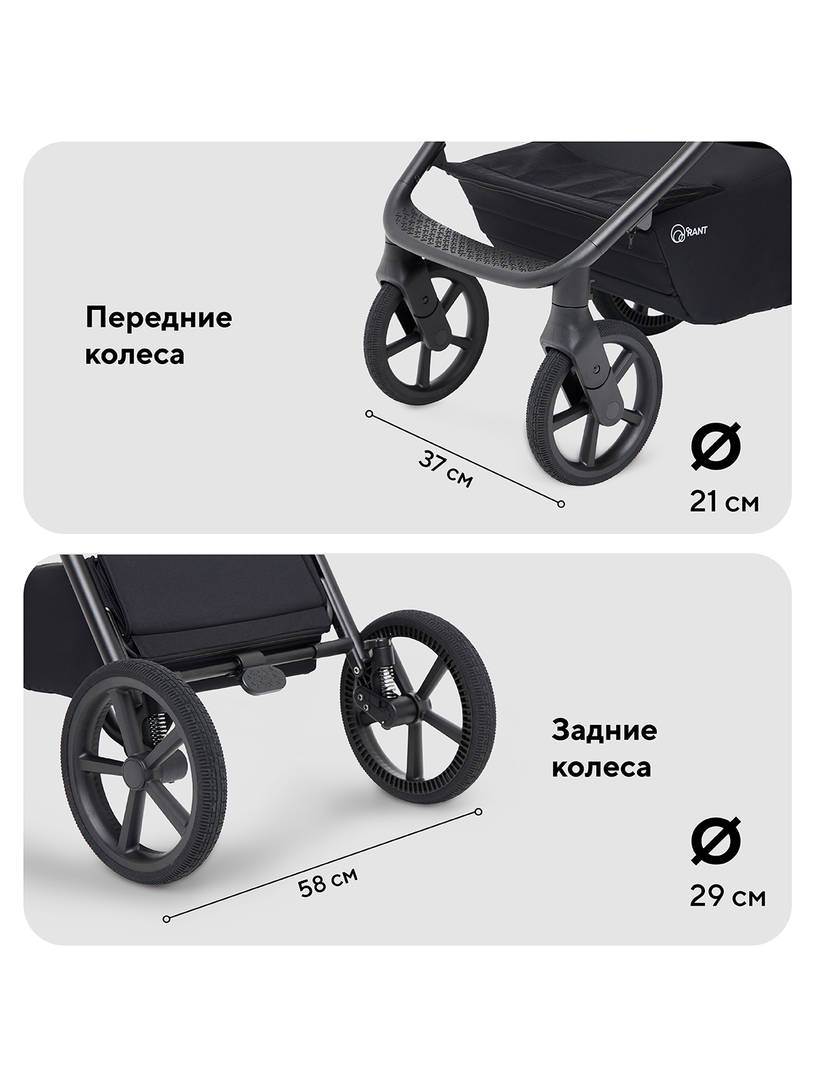 Коляска 2 в 1 Rant Teo Soft Sage